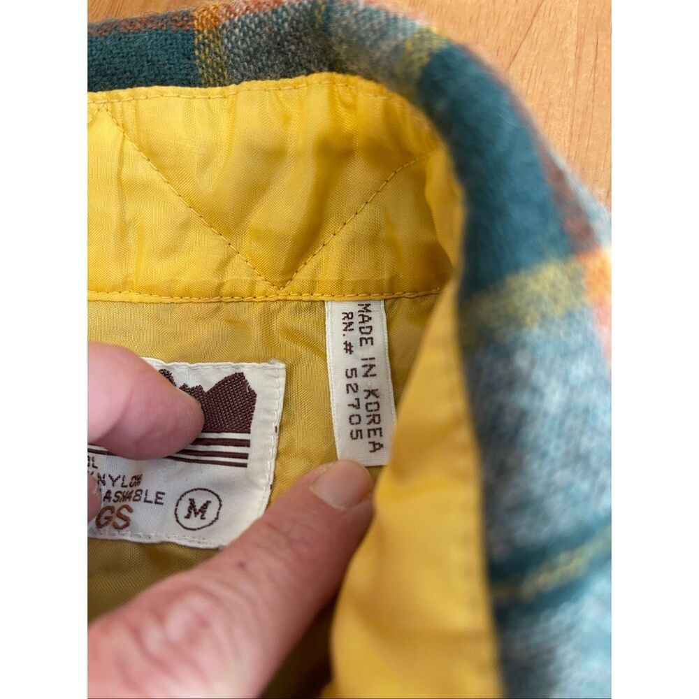 Sierra Madre Briggs Plaid Shirt Long Sleeve Size‎ M From The 1980's VTG Hiking - Picture 5 of 9